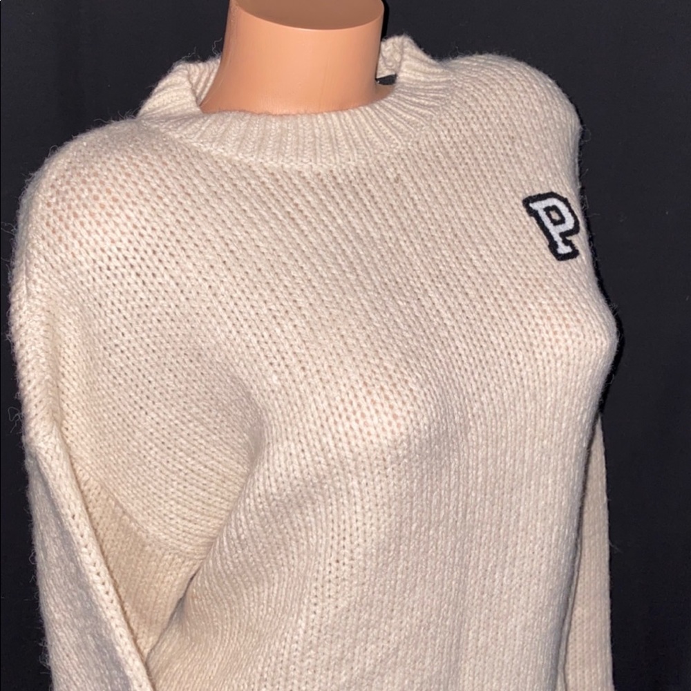 NEW PINK Victoria’s Secret Varsity Sweater